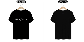 T-shirt Classic modelo 2 code coffee repeat