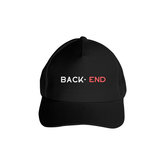 boné americano back-end preto