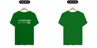 Nome do produto T-shirt Classic Chat GPT