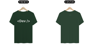Nome do produto T-shirt Classic Dev