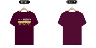 Nome do produto T-shirt Classic software developer