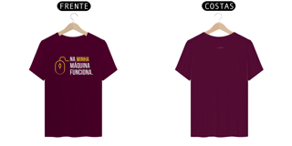 Nome do produto T-shirt Classic na minha máquina funciona