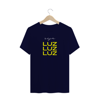 Nome do produto Camiseta Masculina Plus Size Seja Luz