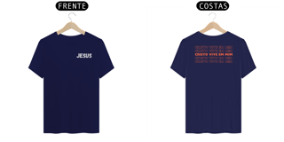 Nome do produto Camiseta Masculina Cristo Vive em Mim
