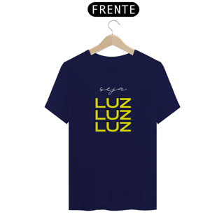 Nome do produto Camiseta Masculina Seja Luz