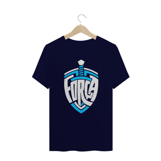 Nome do produto Camiseta Masculina Plus Size Força
