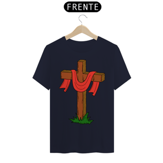 Nome do produto Camiseta Feminina Premium Cruz Vazia