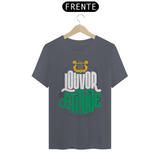 Nome do produto Camiseta Masculina Louvor e Atitude