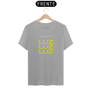 Nome do produto Camiseta Masculina Seja Luz