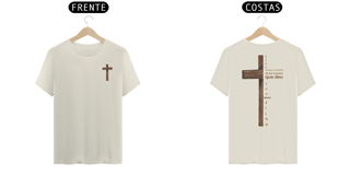 Nome do produto Camiseta Masculina Premium Deus Amou o Mundo de Tal Maneira