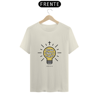 Nome do produto Camiseta Feminina Premium Jesus a luz do mundo
