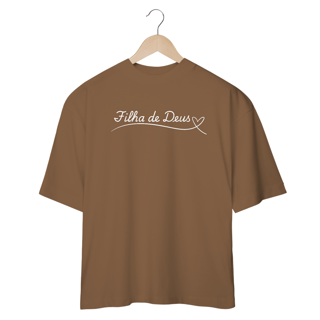 Nome do produto Camiseta Feminina Oversized Filha de Deus