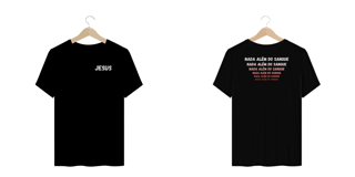 Nome do produto Camiseta Masculina Plus Size Nada Além do Sangue