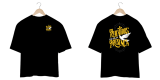 Nome do produto Camiseta Masculina Oversized Revestidos de Sua Presença