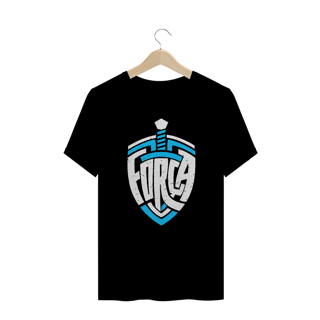Nome do produto Camiseta Masculina Plus Size Força