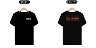 Nome do produto Camiseta Feminina Cristo Vive em Mim