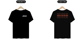 Nome do produto Camiseta Feminina Premium Cristo Vive em Mim