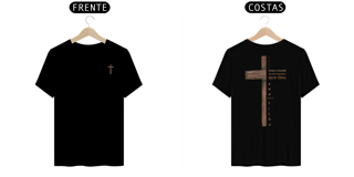 Nome do produto Camiseta Feminina Premium Deus Amou o Mundo de Tal Maneira