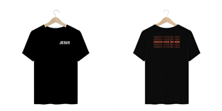 Nome do produto Camiseta Feminina Plus Size Cristo Vive em Mim