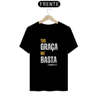 Nome do produto Camiseta Masculina Tua Graça me basta