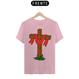 Nome do produto Camiseta Feminina Cruz Vazia
