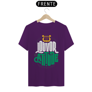 Nome do produto Camiseta Feminina Louvor e Atitude