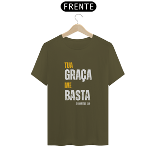 Nome do produto Camiseta Feminina Premium Tua Graça me basta