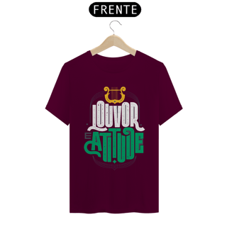 Nome do produto Camiseta Masculina Louvor e Atitude