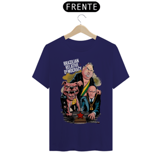 Nome do produto Camiseta - Brazilian Relative Democracy - Light Colored - [Prime Shirt]