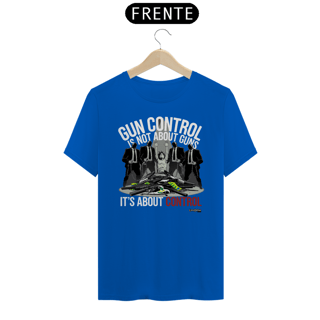 Nome do produto Camiseta - Gun Control - Light Colored - [Prime Shirt]