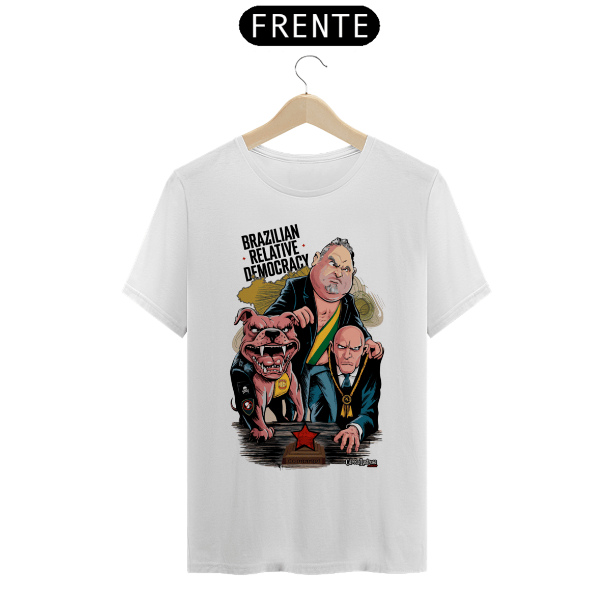 Nome do produto: Camiseta - Brazilian Relative Democracy - Dark Colored - [Prime Shirt]