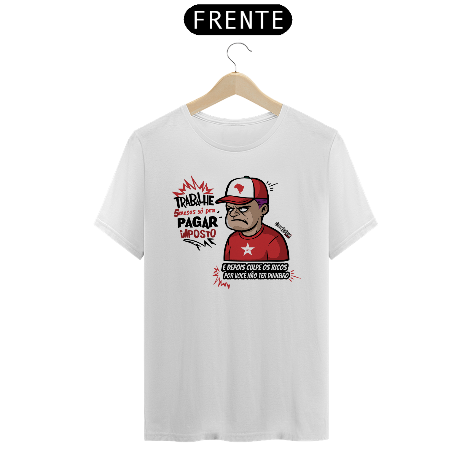 Camiseta - Escravo do Estado #01 - [Prime Shirt]
