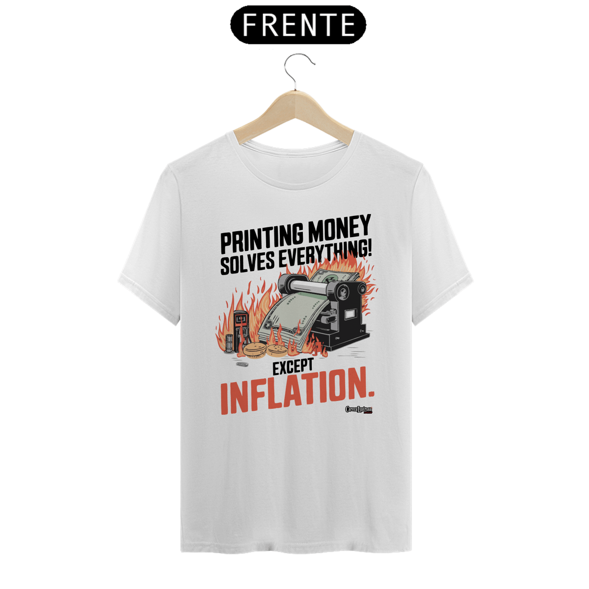 Nome do produto: Camiseta - Printing Inflation - Dark Colored - [Prime Shirt]