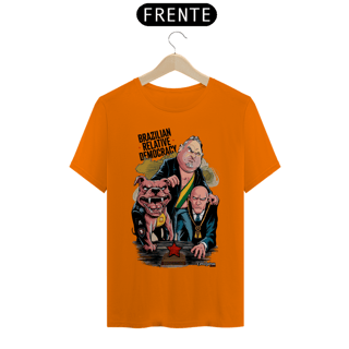 Nome do produto Camiseta - Brazilian Relative Democracy - Dark Colored - [Prime Shirt]