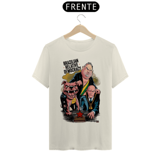 Nome do produto Camiseta - Brazilian Relative Democracy - Dark Colored - [Prime Shirt]