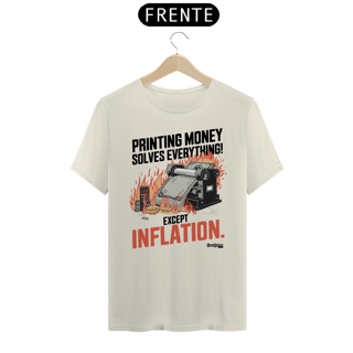 Nome do produto Camiseta - Printing Inflation - Dark Colored - [Prime Shirt]