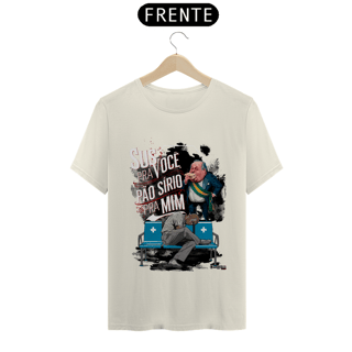 Nome do produto SUS para você, pão Sírio para mim - Light Colored/Black Background - [Prime Shirt]