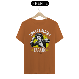 Nome do produto Camiseta - Viva La Libertad Carajo! Dark Colored #01 - [Prime Shirt]