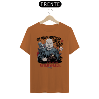 Nome do produto Camiseta - Freedom of Speech - Dark Colored - [Prime Shirt]