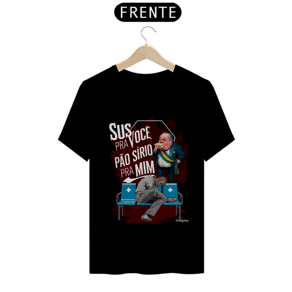 SUS para você, pão sírio para mim - Light Colored/Red Background - [Prime Shirt]