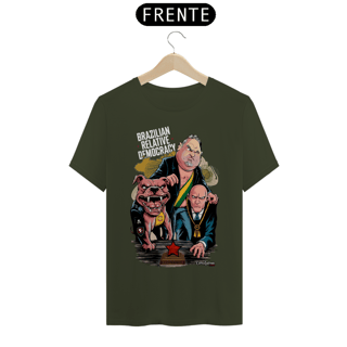Nome do produto Camiseta - Brazilian Relative Democracy - Light Colored - [Prime Shirt]