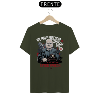Nome do produto Camiseta - Freedom of Speech - Light Colored - [Prime Shirt]