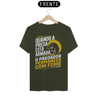 Nome do produto Camiseta - Presa armada, predador com fome - Light Colored - [Prime Shirt]