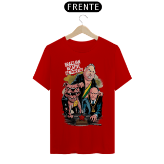 Nome do produto Camiseta - Brazilian Relative Democracy - Light Colored - [Prime Shirt]