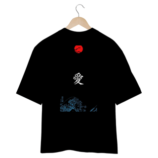 Camiseta Oversized-Oriental