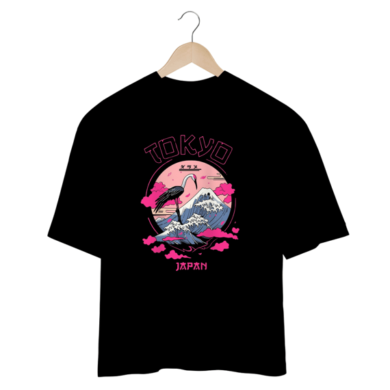 Camiseta Oversized-Oriental
