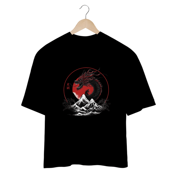 Camiseta Oversized-Oriental