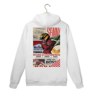 Nome do produto Moletom Ayrton Senna c/ capuz