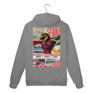 Nome do produto Moletom Ayrton Senna c/ capuz