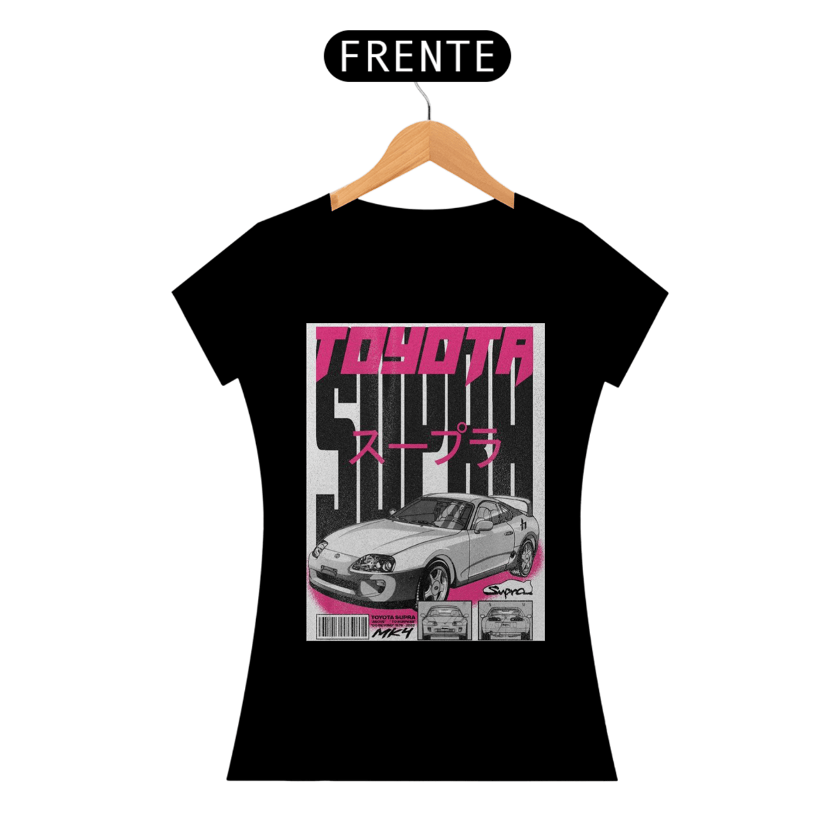 Nome do produto: Camiseta Feminina Toyota Supra